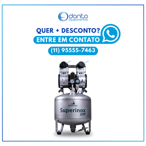 Compressor de Ar Super Inox 2hp 40 litros 220V - Cristofoli